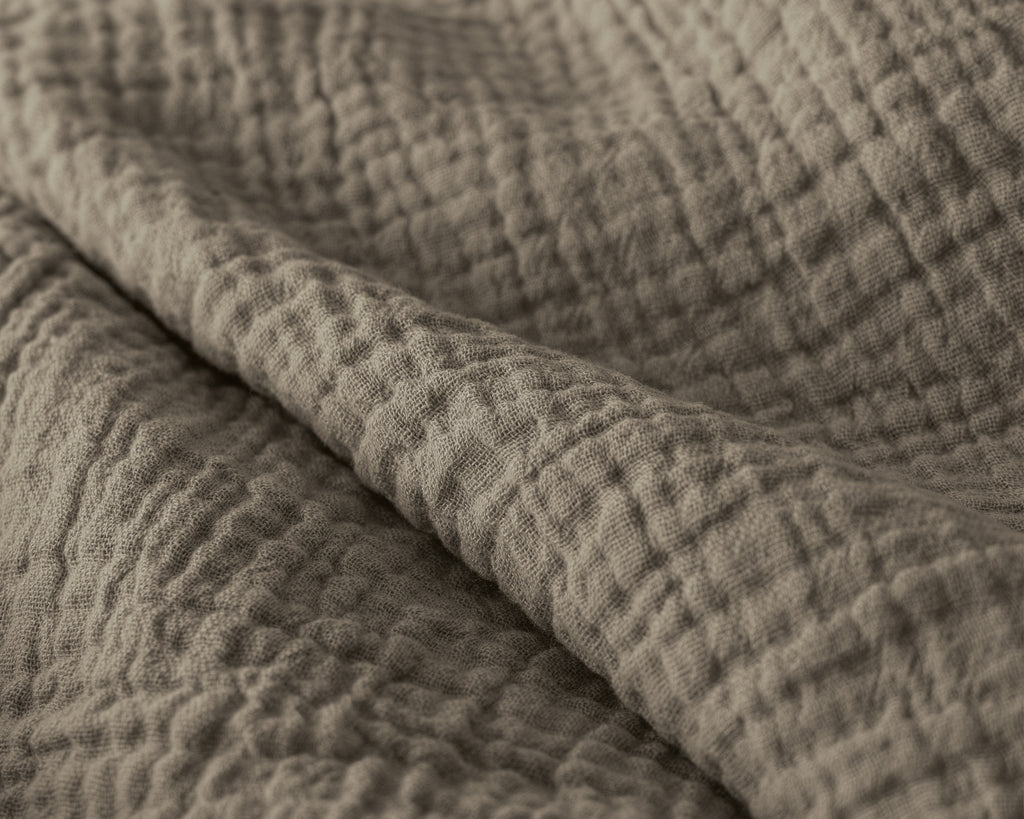 Nappy dekbed Japandi Taupe