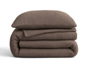 Nappy dekbed Japandi choco brown