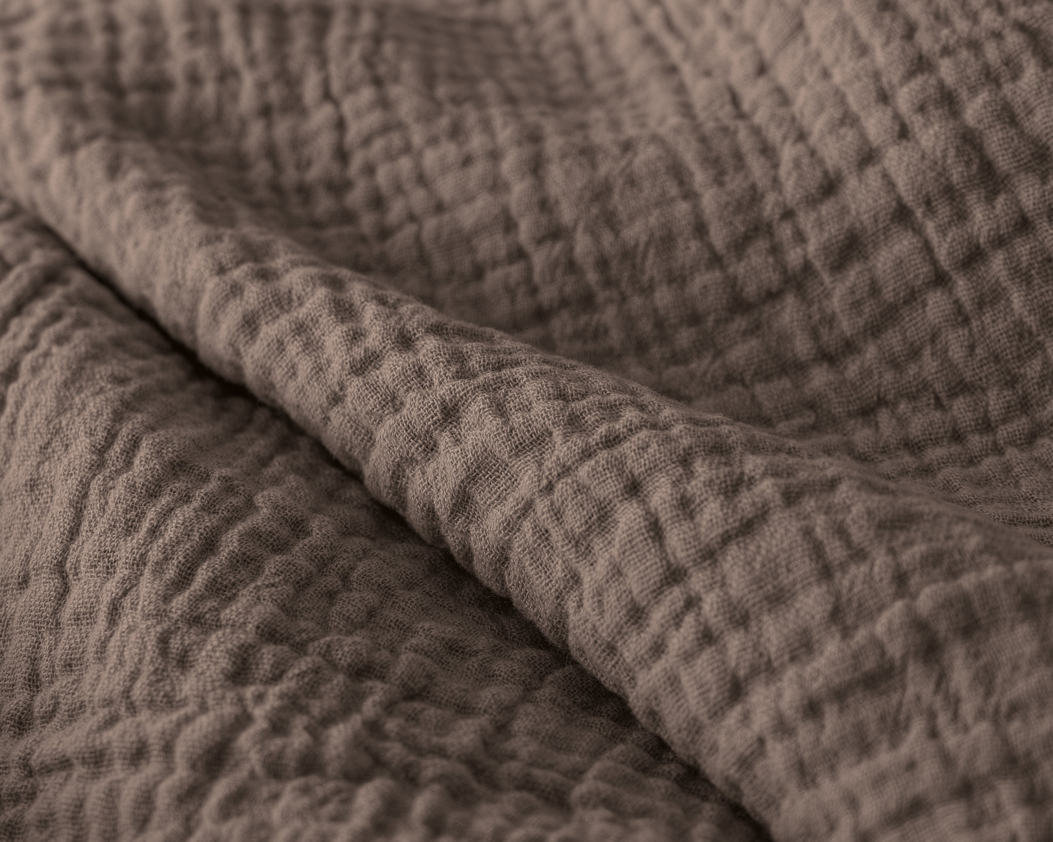 Nappy dekbed Japandi choco brown