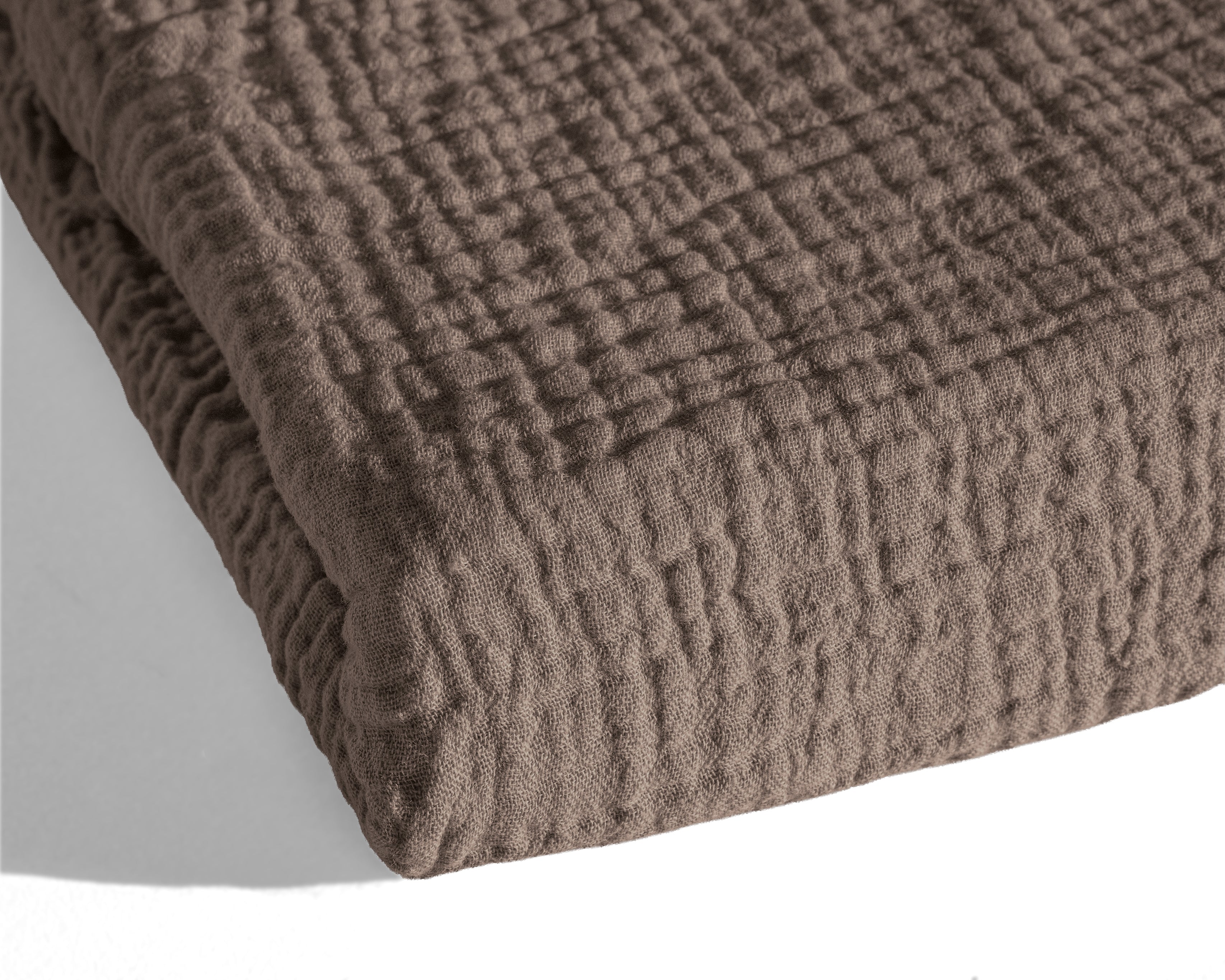 Nappy dekbed Japandi choco brown