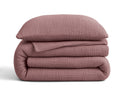 Nappy dekbed Japandi oud roze
